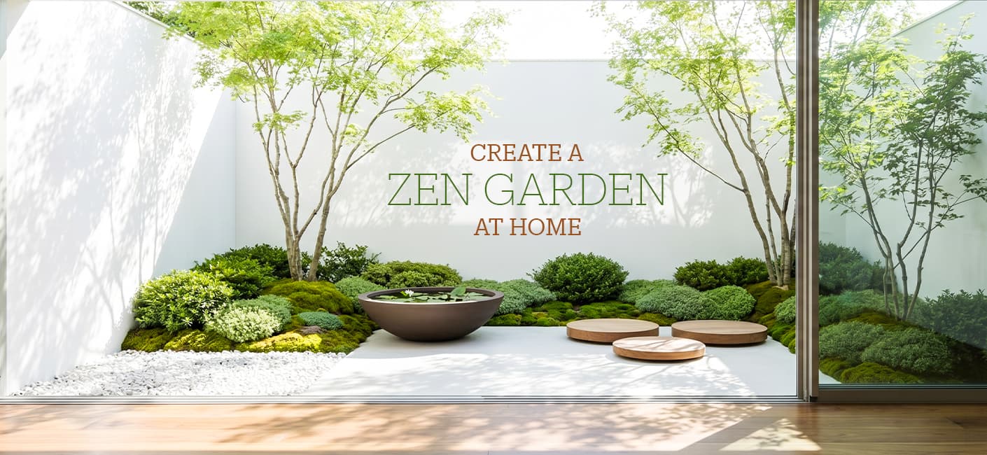 Create zen garden at home