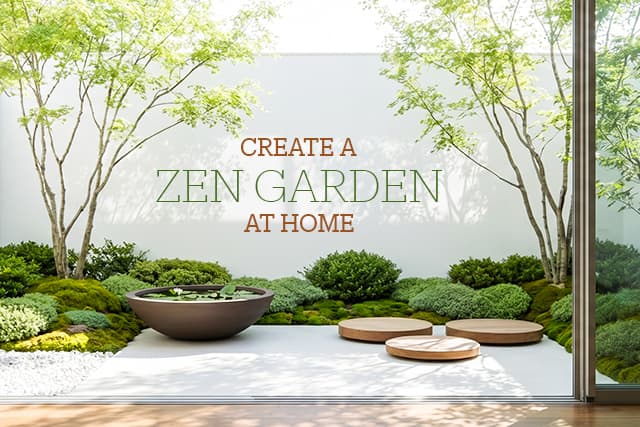 How to Create a Relaxing Zen Garden at Home