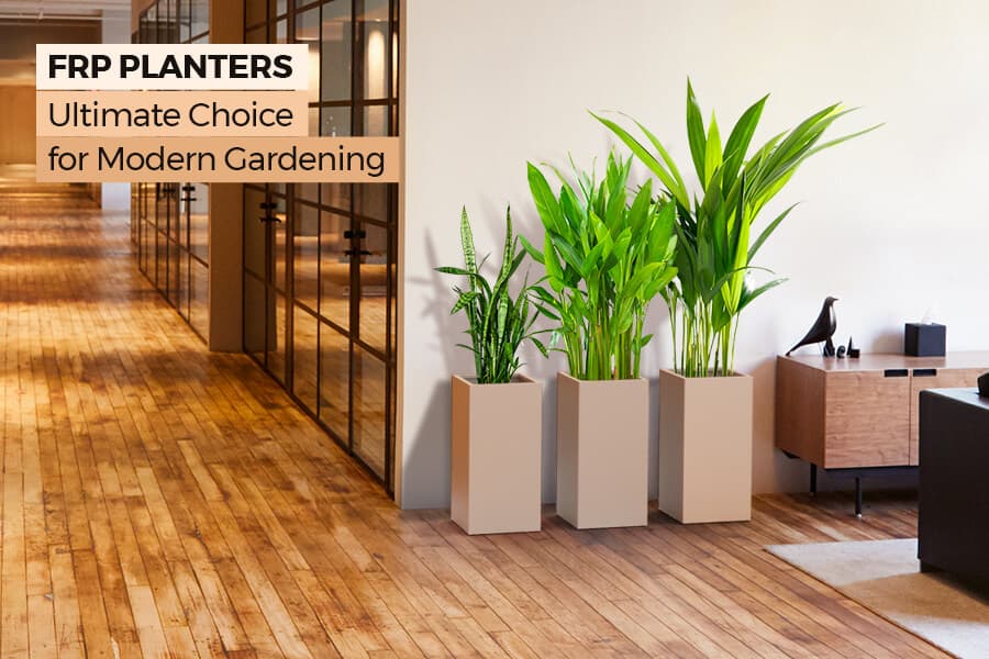 FRP Planters Modern Gardening