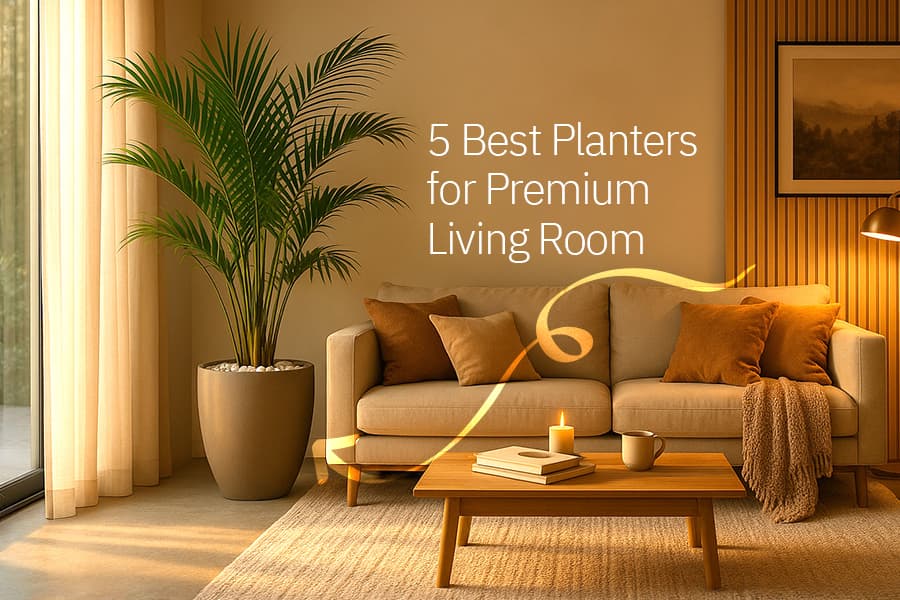 5 Best Planters for Premium Living Room
