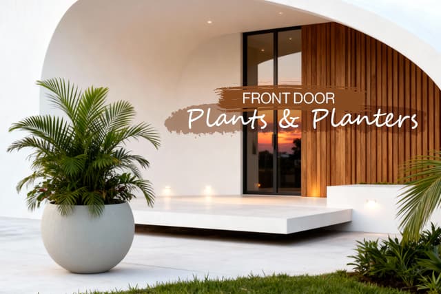 Planters for Entrance