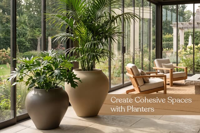 Creating Cohesive Outdoor Spaces with Planter Collections
