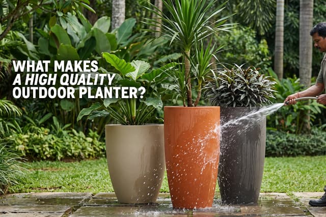 What Makes a High Quality Outdoor Planter?
