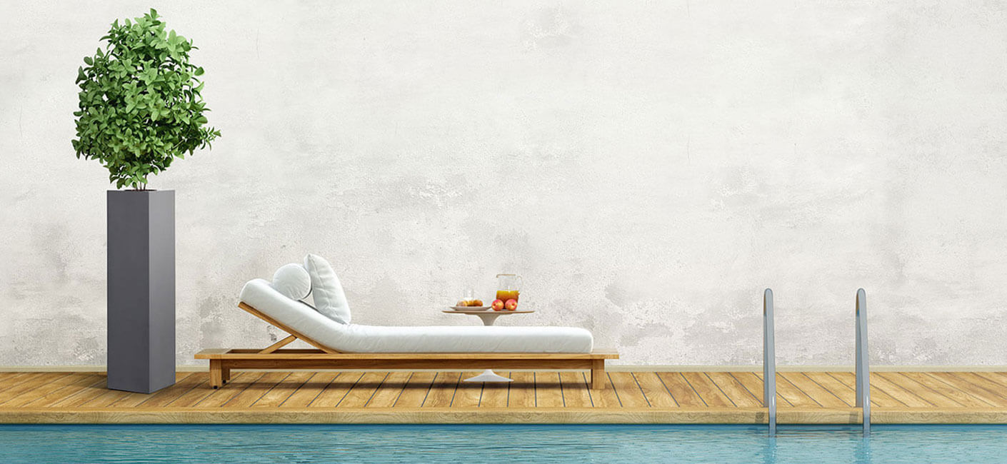 Classic ways to decorate your pool