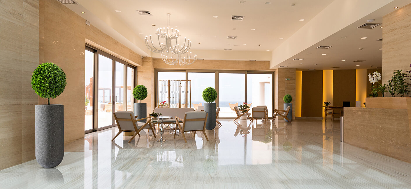 7 Stunning designer pots by Bonasila, great for hotels & restaurants