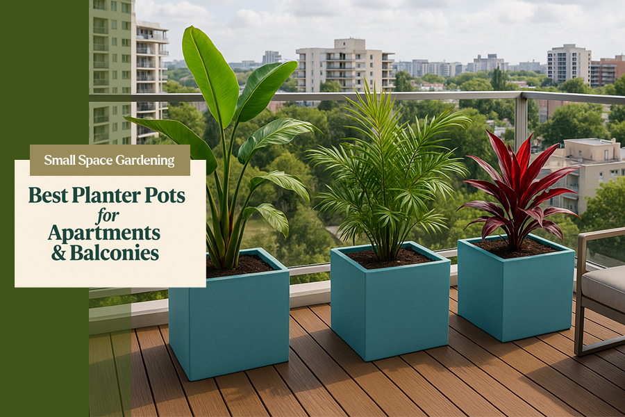 Small Space Gardening: Best Planter Pots for Apartments & Balconies