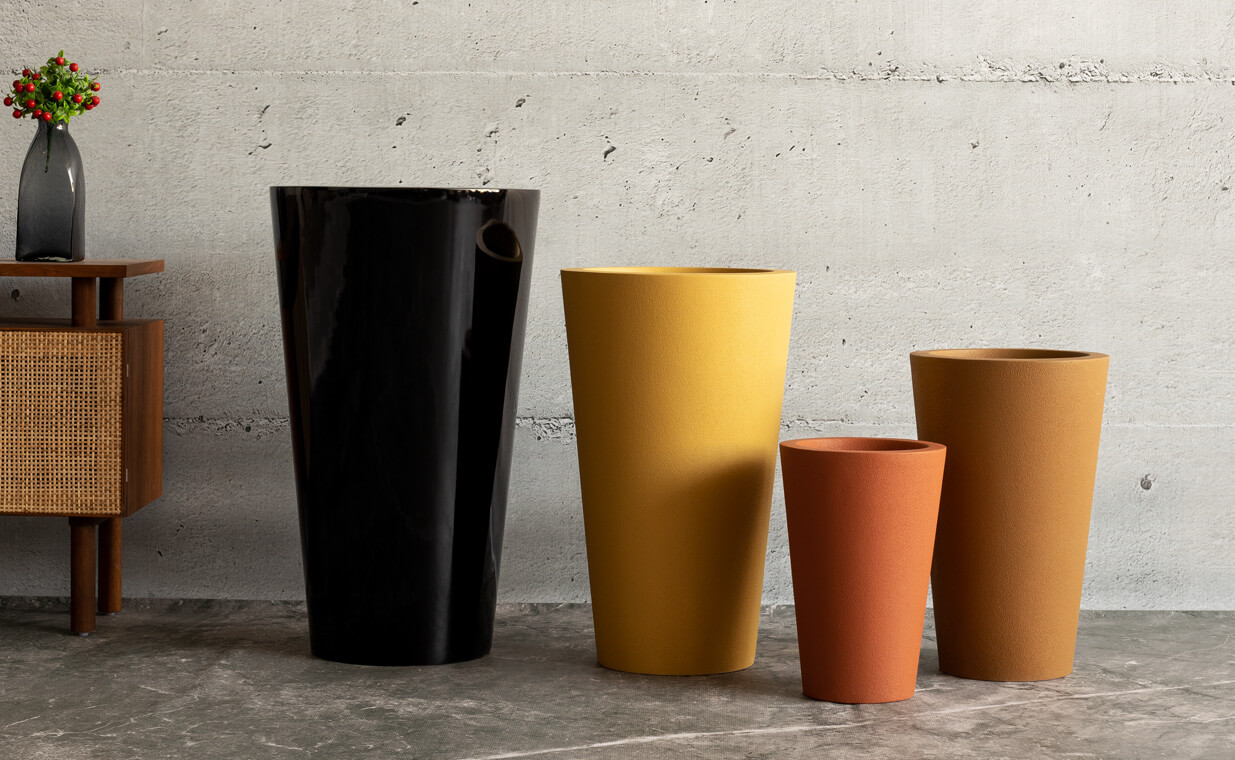 Buy tall plant pots Plant pots online India Molli by Bonasila